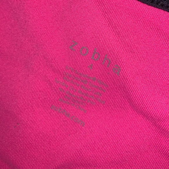 Zobha Pink & Black Sleeveless Tank top size 4 - Picture 6 of 10